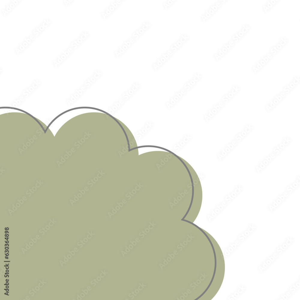 Corner Bubble with Line Element Corner Bubble with Line Element