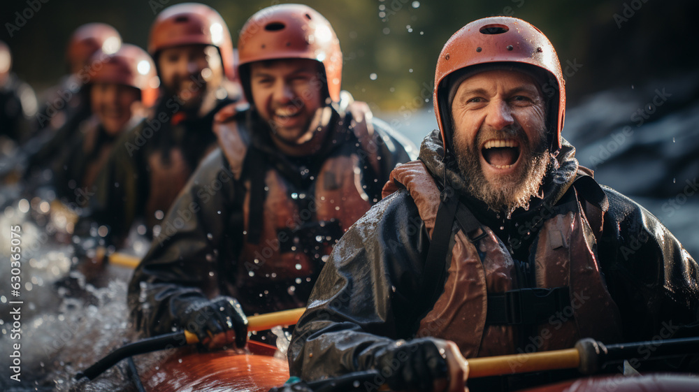 Rafting, extreme sport background with adventure mood and tone. Collection of extreme sport motivation, outdoors activities lifestyle concept Rafting, extreme sport background with adventure mood and tone. Collection of extreme sport motivation, outdoors activities lifestyle concept