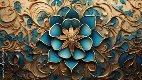 Fototapeta Naklejka Na Ścianę i Meble -  Luxury abstract modern and creative background, Generative AI.