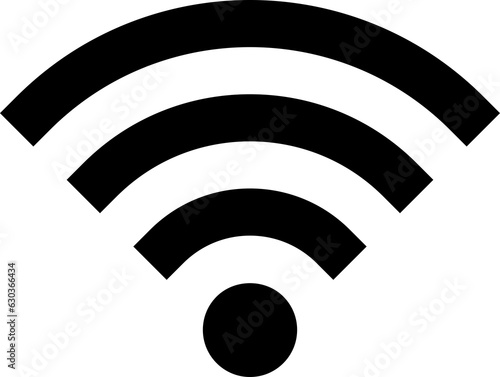 Wifi Icon Black vector symbol illustration. wireless internet sign 