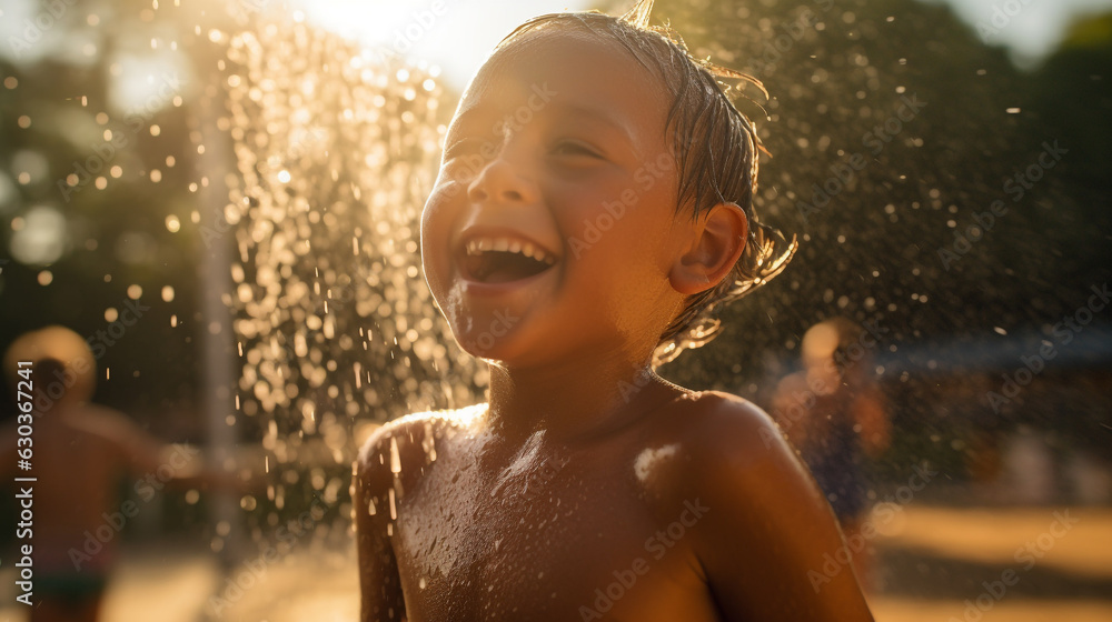 A child laughing as they play in a park, mental health images, photorealistic illustration A child laughing as they play in a park, mental health images, photorealistic illustration