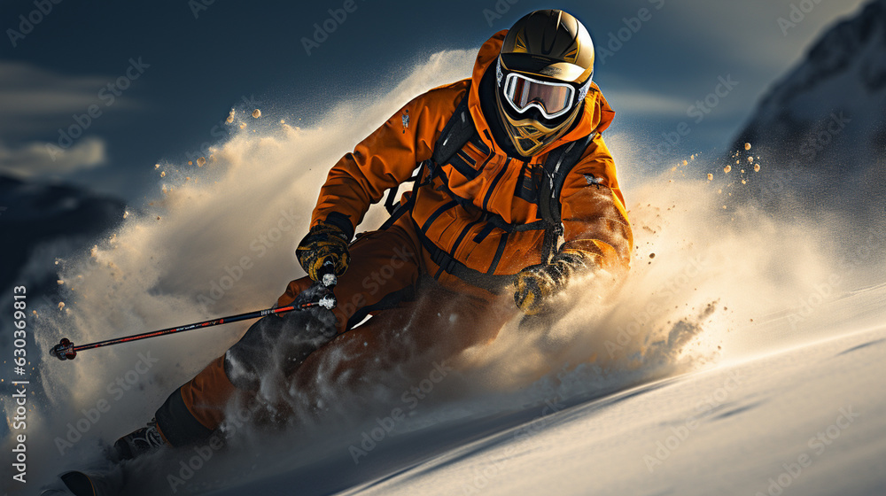 Snowboarding, extreme sport background with adventure mood and tone collection of extreme sport motivation, outdoors activities  lifestyle concept