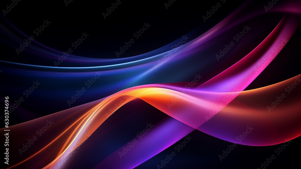 A futuristic illustration of light trails in cyberpunk style, Light speed effect, slow shutter, Light trail wave, fire path trace line and incandescence curve twir. Particle motion effect Red blue spe A futuristic illustration of light trails in cyberpunk style, Light speed effect, slow shutter, Light trail wave, fire path trace line and incandescence curve twir. Particle motion effect Red blue spe