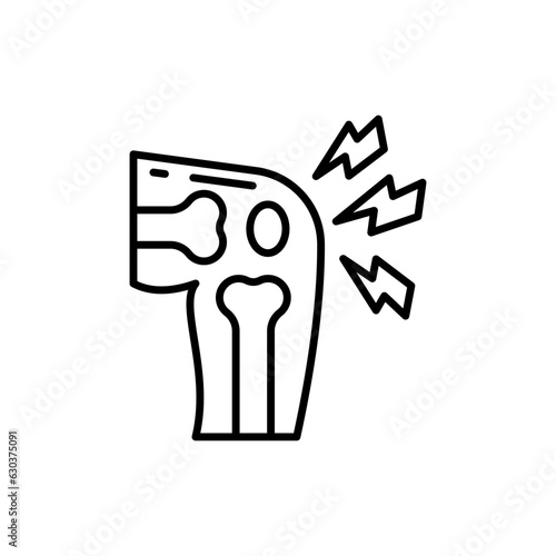 Joint Pain icon in vector. Illustration