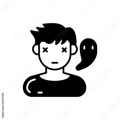 Death icon in vector. Illustration