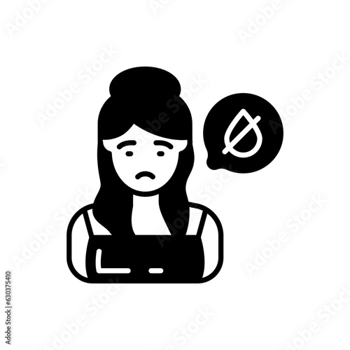 Dehydration icon in vector. Illustration