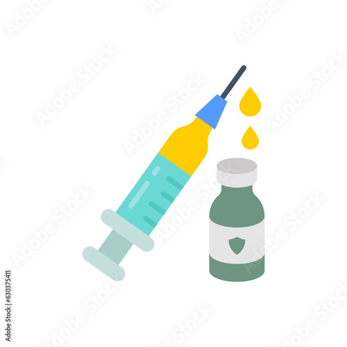 Vaccine icon in vector. Illustration