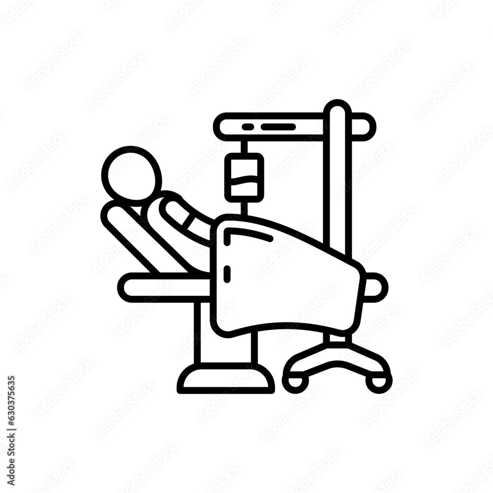 Infected Patient icon in vector. Illustration Infected Patient icon in vector. Illustration