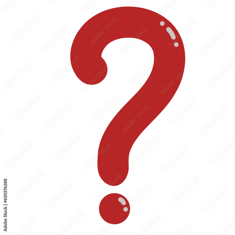 Question mark have shadows as illustrations Question mark have shadows as illustrations