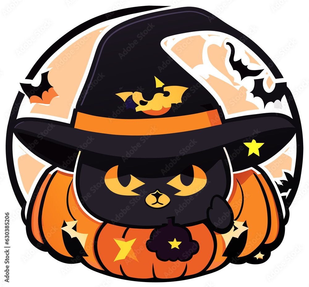 halloween witch on a pumpkin halloween witch on a pumpkin
