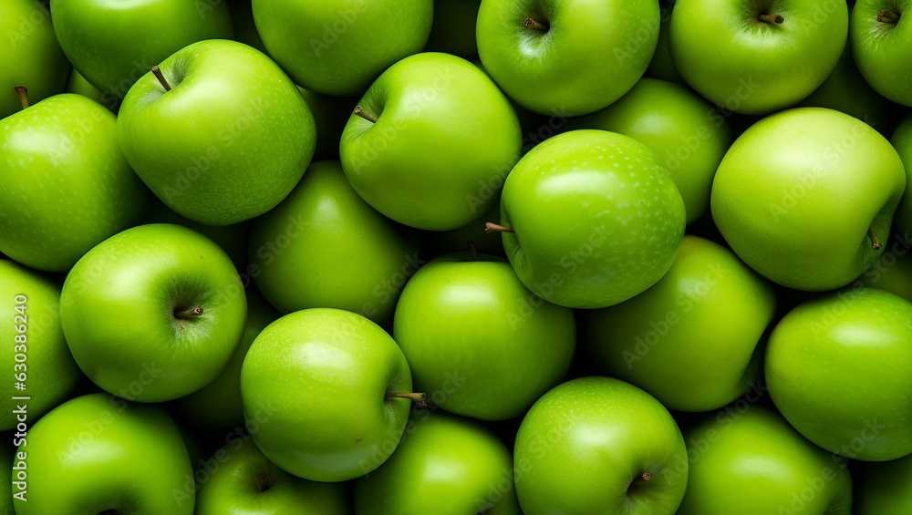 Lots of green apples. Background of apples. Lots of green apples. Background of apples.
