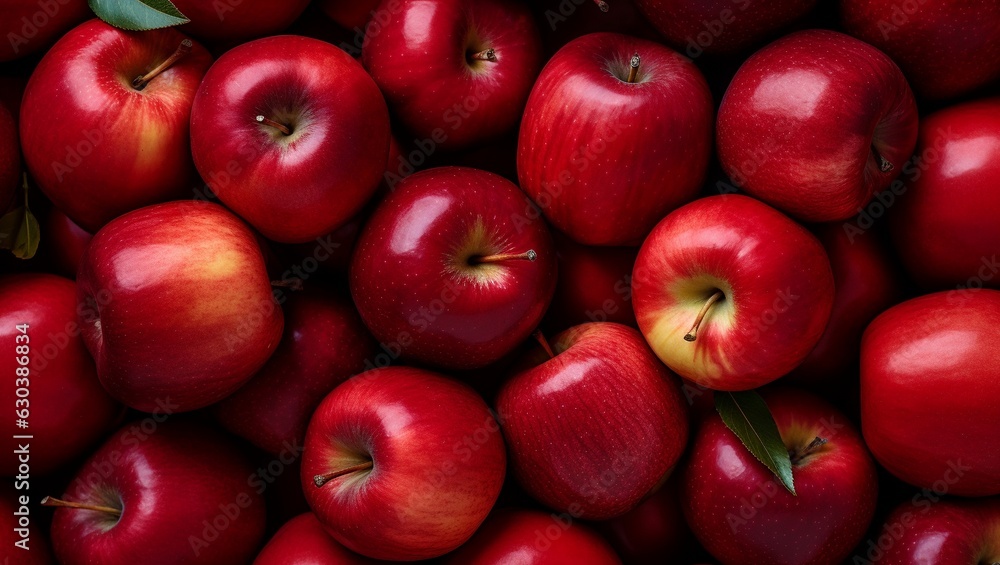 Lots of red apples. Tasty and juicy. Background of apples. Lots of red apples. Tasty and juicy. Background of apples.