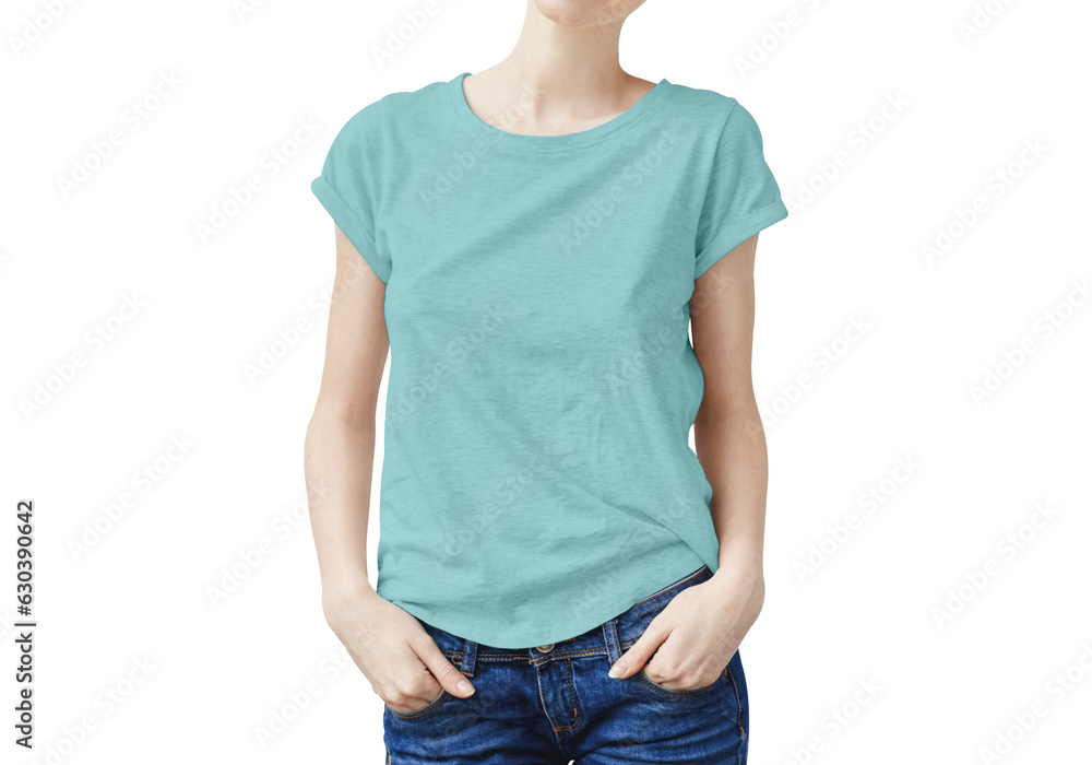 Obraz premium Women's Crewneck T-Shirt