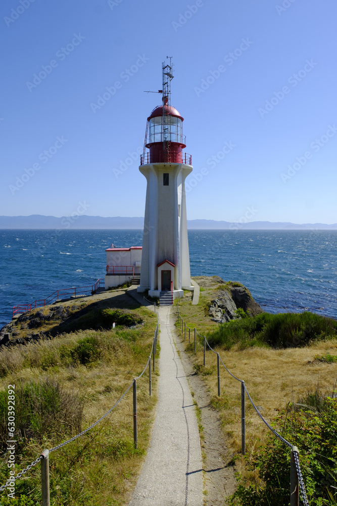 Sheringham Point Lighthouse is located on Vancouver Island, British Columbia, Canad?.