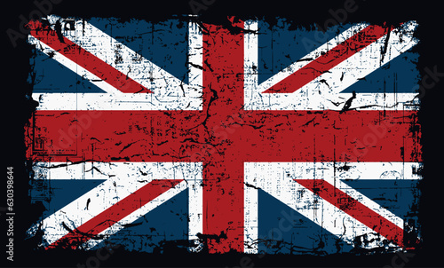UK Grunge flag texture wallpaper