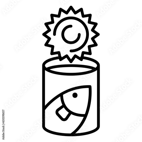 Canned food icon