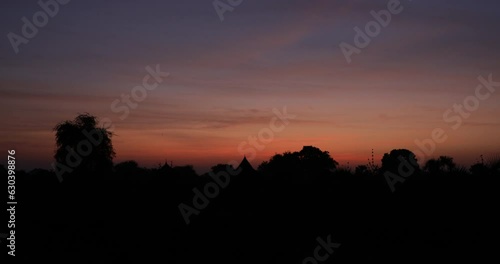 Wallpaper Mural Mundari tribe village at sunset Terekeka South Sudan Torontodigital.ca
