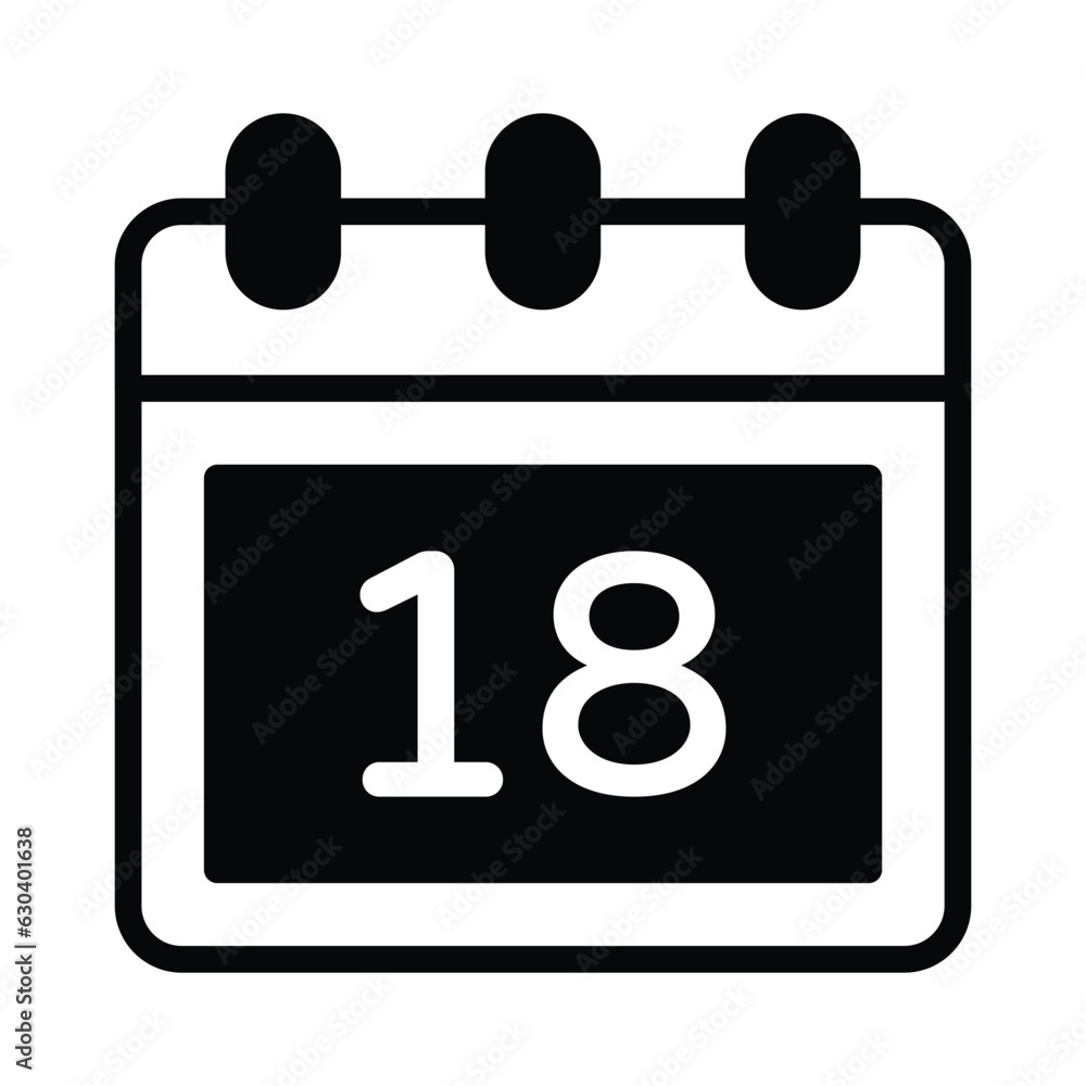 Check this beautifully designed vector of calendar, premium icon of planner Check this beautifully designed vector of calendar, premium icon of planner