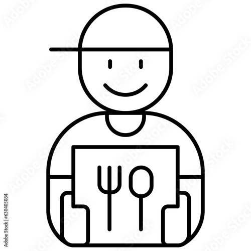 Food delivery icon