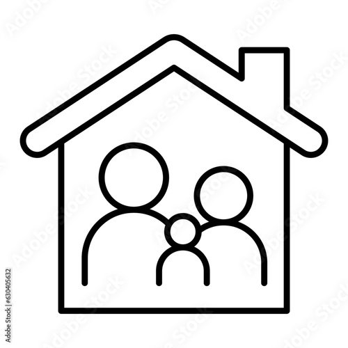 Stay home icon