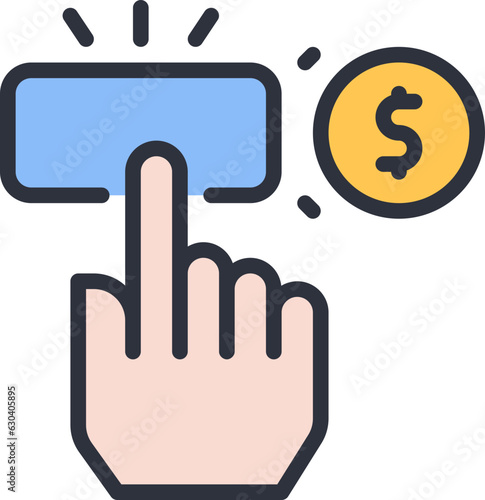 pay per click icon