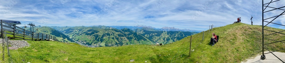 Herrliche ausblicke auf die Landschaft beim Stemmerkogel bei Saalbach-Hinterglemm