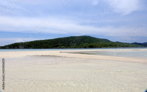 Islet at low tide  Yenbuba Island  Raja Ampat  South West Papua  Indonesia