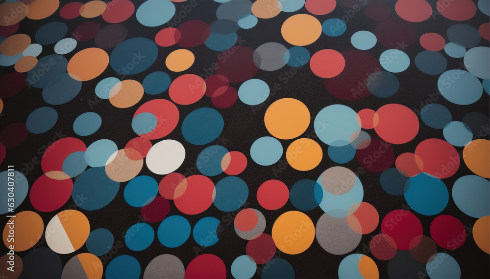 Abstract Circles Background. Generative AI Abstract Circles Background. Generative AI
