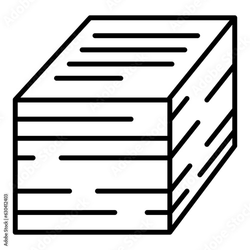 Ream of paper icon