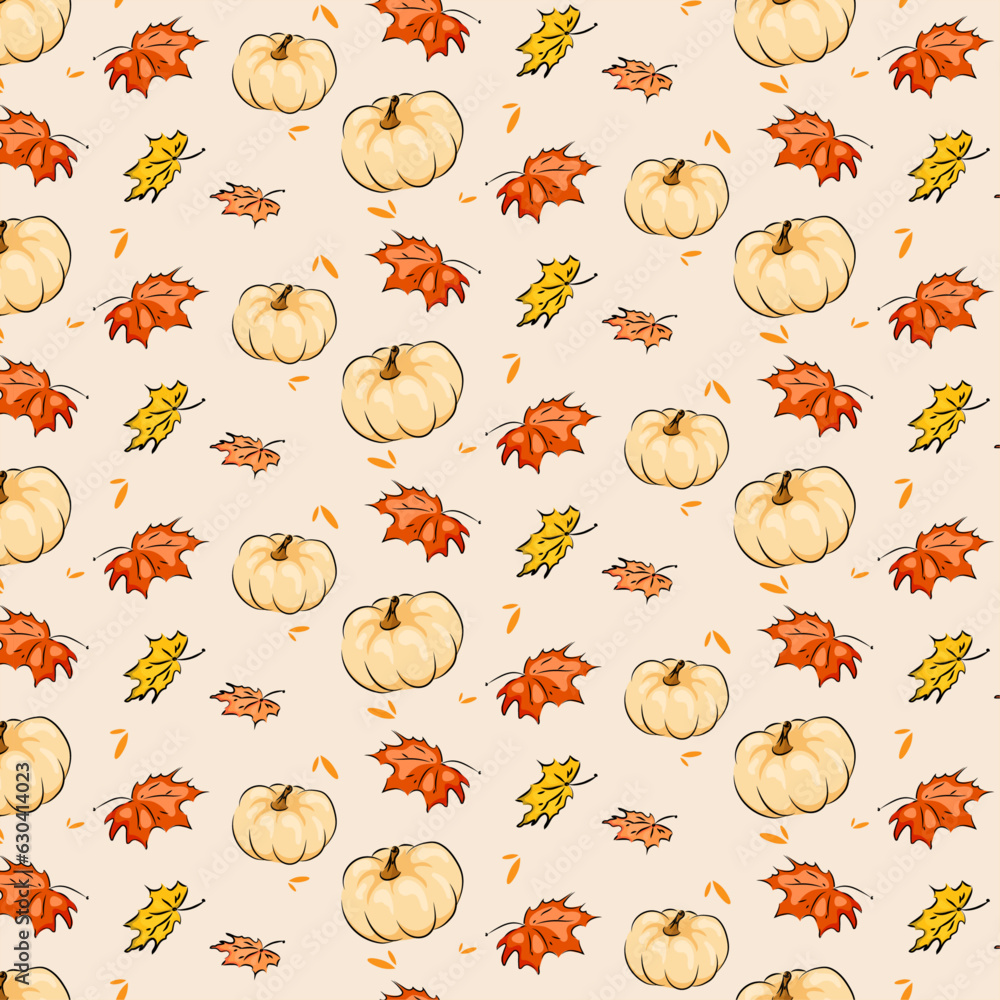 seamless pattern with pumpkins seamless pattern with pumpkins