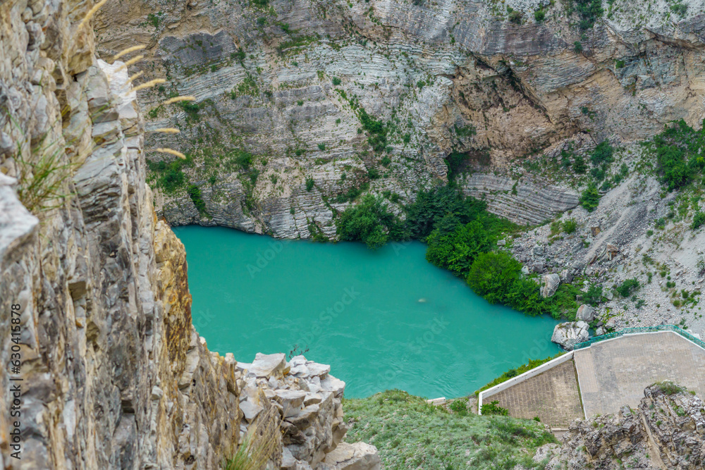 Sulak Canyon. Republic of Dagestan, Russia July 2023