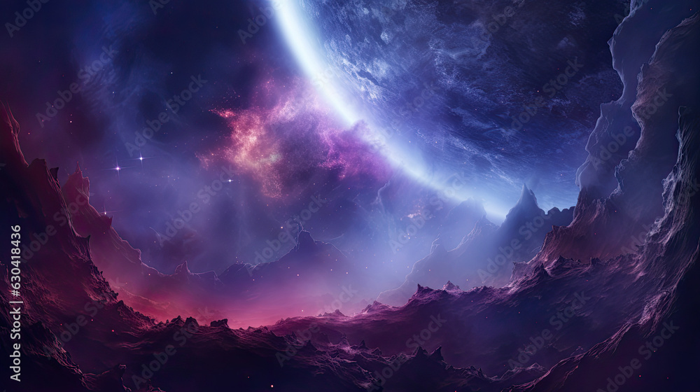 Galactic Odyssey: Otherworldly Nebulae and Distant Stars and Planets Created with Generative AI