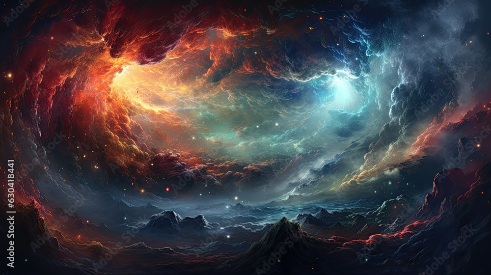 Galactic Odyssey: Otherworldly Nebulae and Distant Stars and Planets Created with Generative AI Galactic Odyssey: Otherworldly Nebulae and Distant Stars and Planets Created with Generative AI