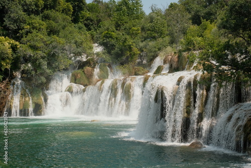 Sideways Spectacle: Viewing Krka Waterfalls from the Side