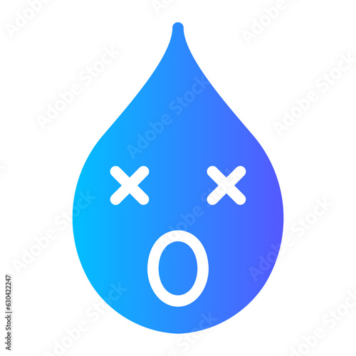 astonished gradient icon
