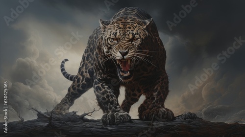 biblical monster. werewolf cheetah