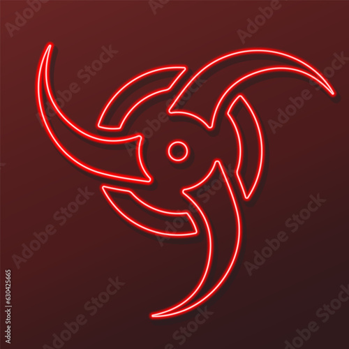 regeneration neon sign, modern glowing banner design, colorful modern design trends on black background. Vector illustration.
