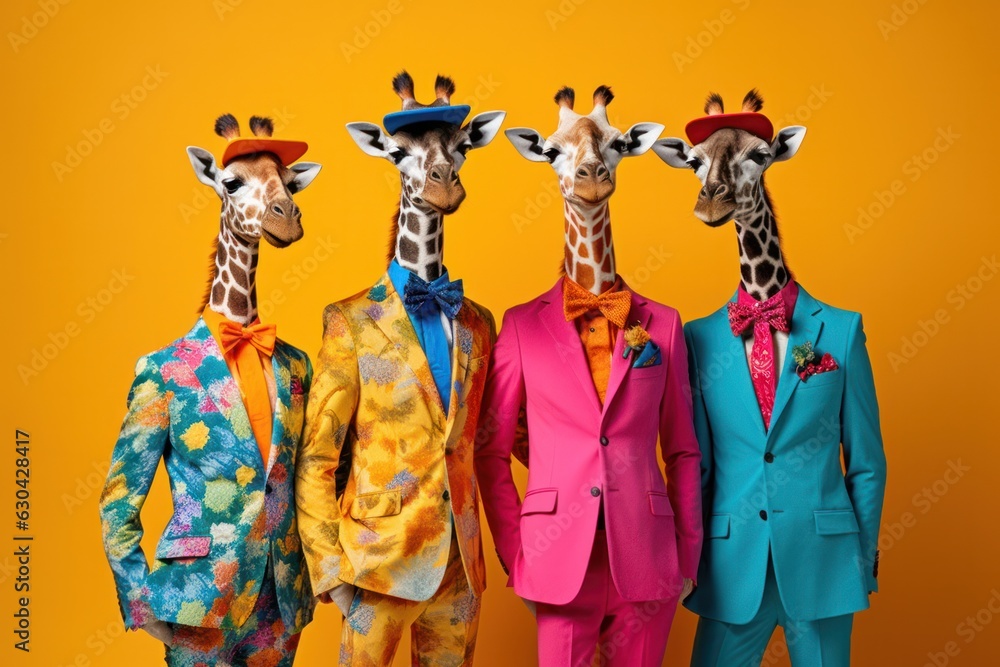 Avant-Garde Giraffe Collective - Striking and Fashionable