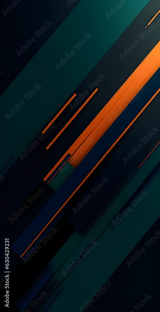 Dark Navy Wallpaper with Green and Orange Stripe in Toonami Style, Abstract Minimalism, Orange, Black, and White Stripe Dark Navy Wallpaper with Green and Orange Stripe in Toonami Style, Abstract Minimalism, Orange, Black, and White Stripe