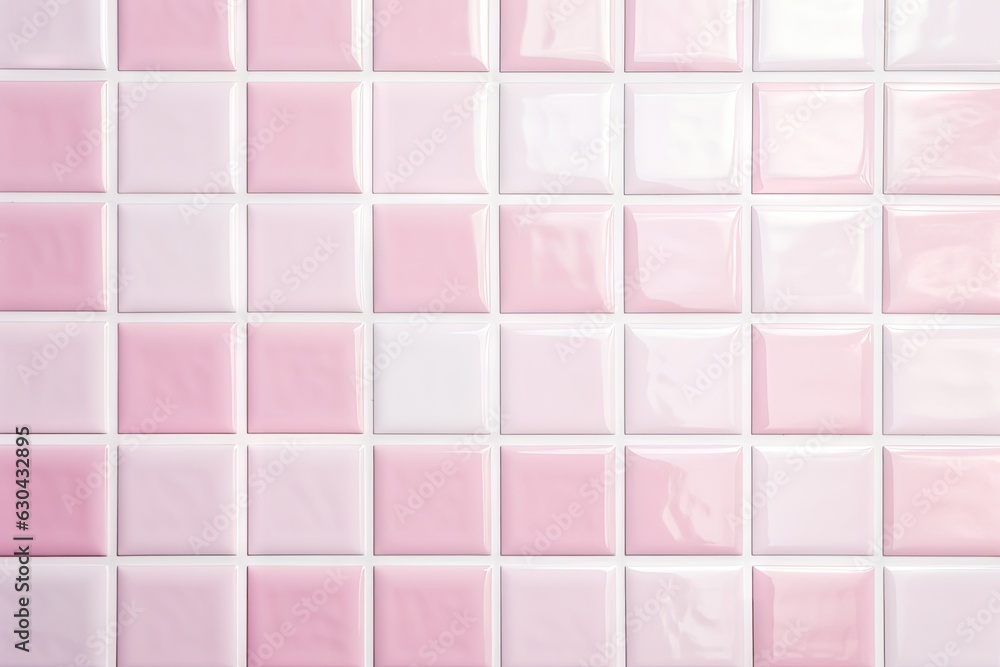a pink tile with white and pink squares Generative AI a pink tile with white and pink squares Generative AI