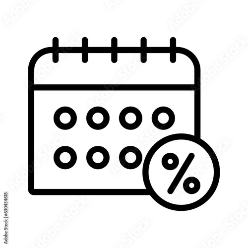 Tax due icon