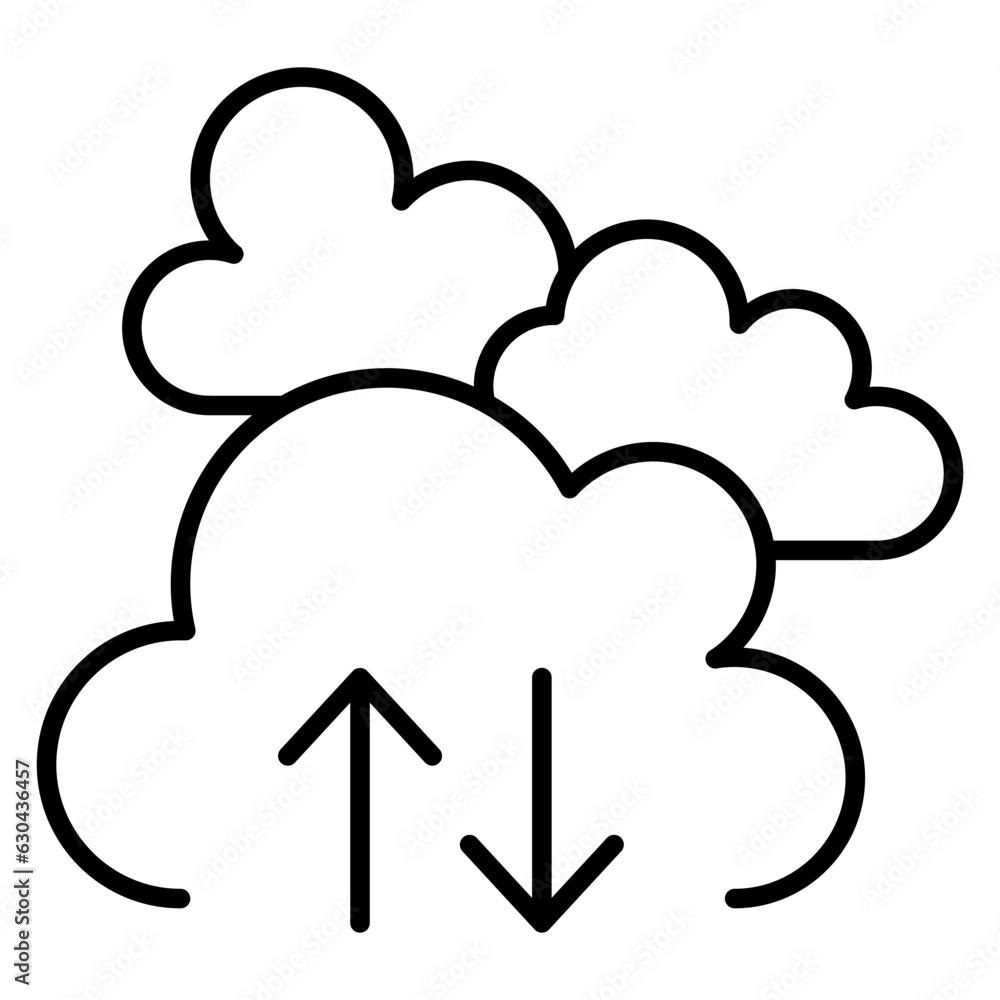 Cloud computing icon Cloud computing icon