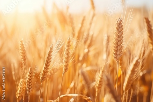 Swaying wheat field texture background  golden grains in the breeze  rural countryside backdrop  warm and harvest-ready
