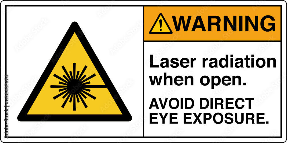 Vetor de ANSI Z535 Safety Sign Marking Label Symbol Pictogram Standards