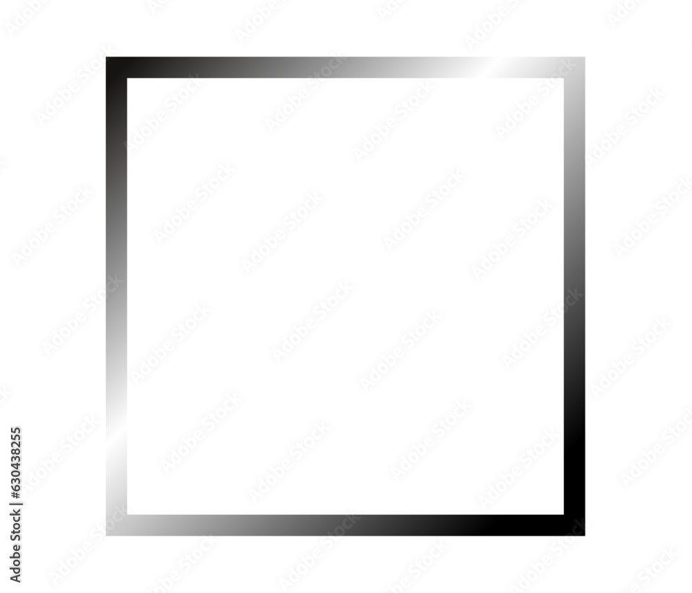Vector realistic squared black frame Vector realistic squared black frame