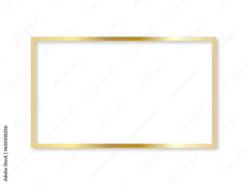 Realistic golden frame Realistic golden frame