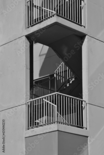 blanco y negro, edificio, escalera