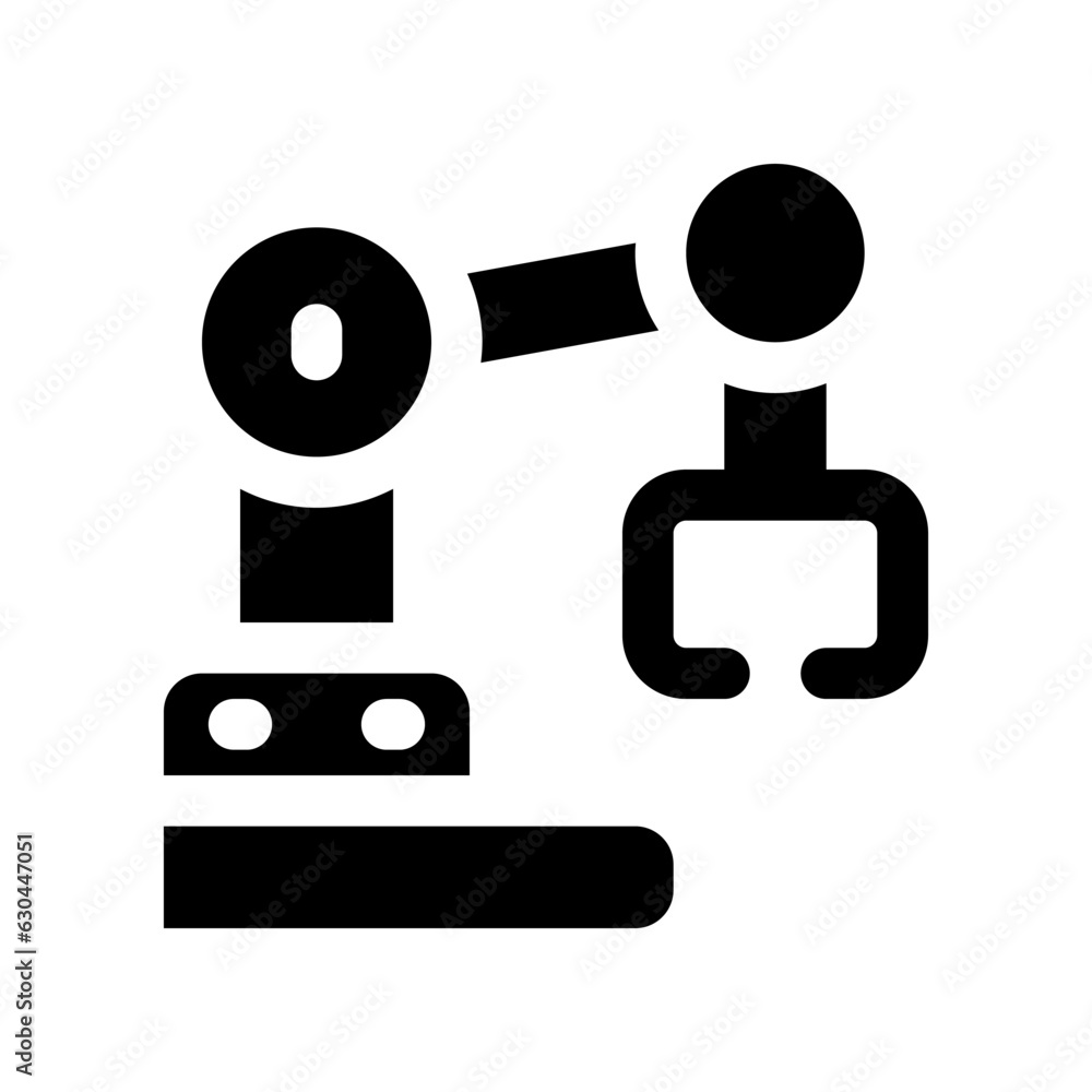 robot arm icon. vector icon for your website, mobile, presentation, and logo design. robot arm icon. vector icon for your website, mobile, presentation, and logo design.