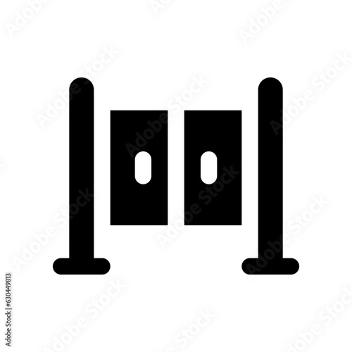 access gate icon. vector icon for your website, mobile, presentation, and logo design.