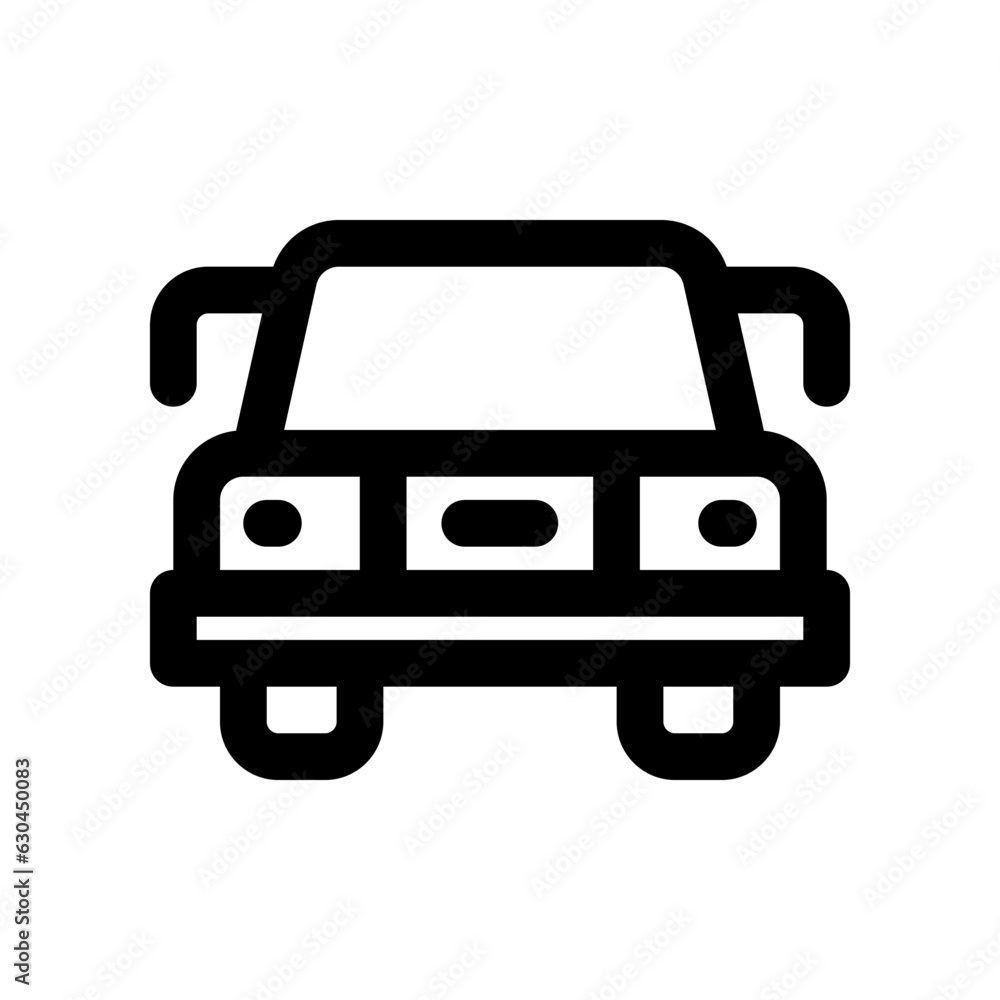 car icon. vector icon for your website, mobile, presentation, and logo design.